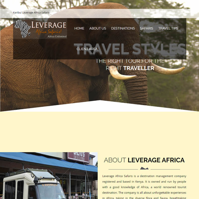 Leverage Africa Safaris